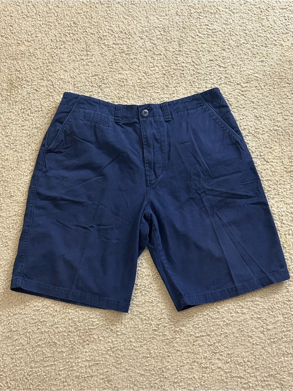 Billabong Shorts Mens 34 Blue Chino Twill Skater Surf Casual 10”